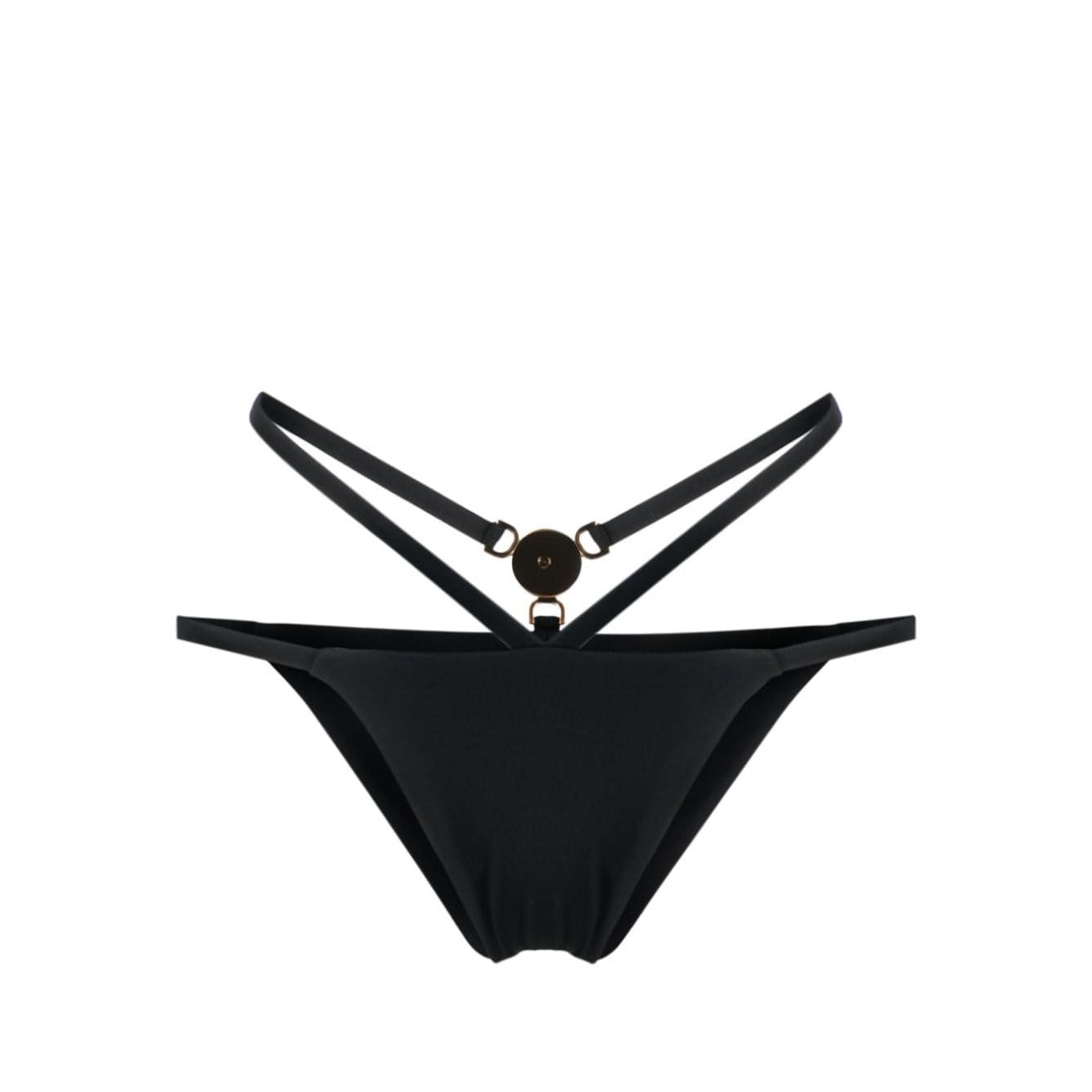 Versace Medusa-plaque strappy bikini bottoms