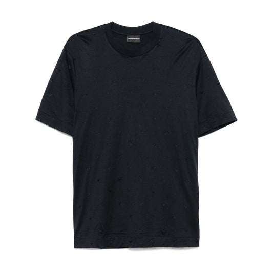 Emporio Armani Allover Logo T Shirt Topwear
