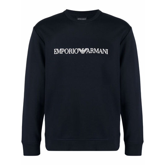 Emporio Armani Sweaters Blue Topwear