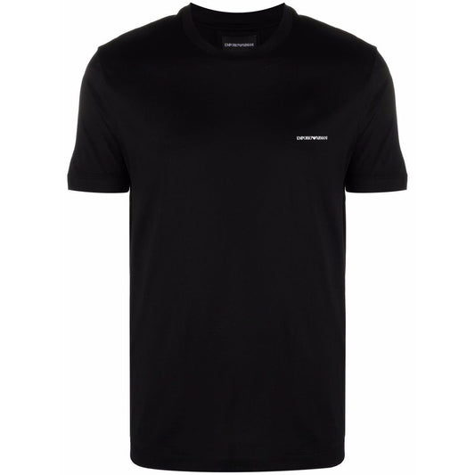 Emporio Armani T-shirts and Polos Black Topwear