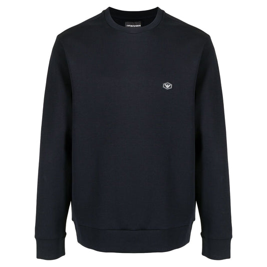 Emporio Armani Sweaters Blue Topwear