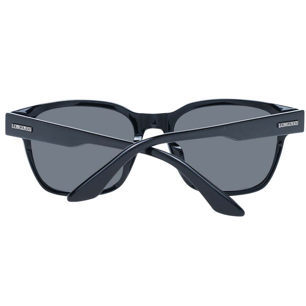 Longines Black Plastic Sunglasses