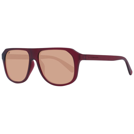 Serengeti Burgundy Men Sunglass