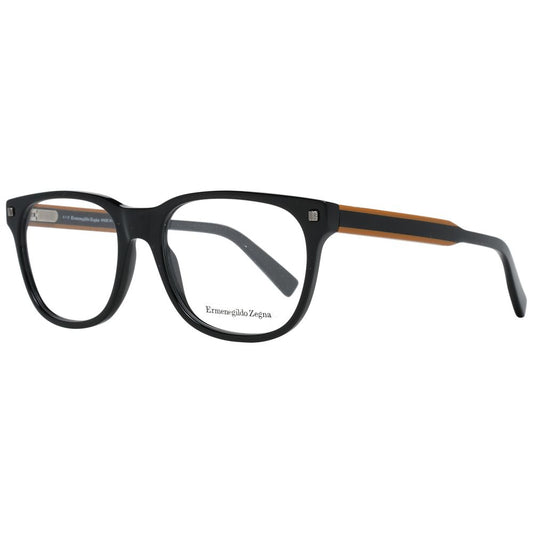 Ermenegildo Zegna Black Men Glasses Frame