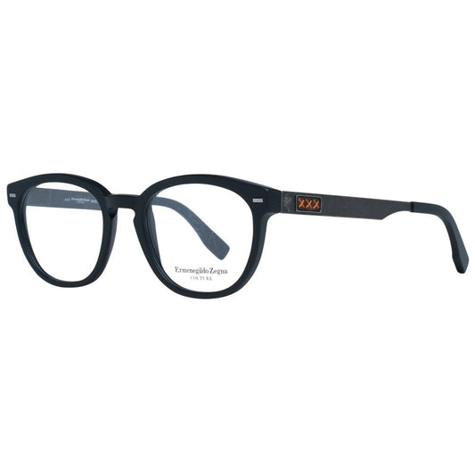 Ermenegildo Zegna Black Men Glasses Frame