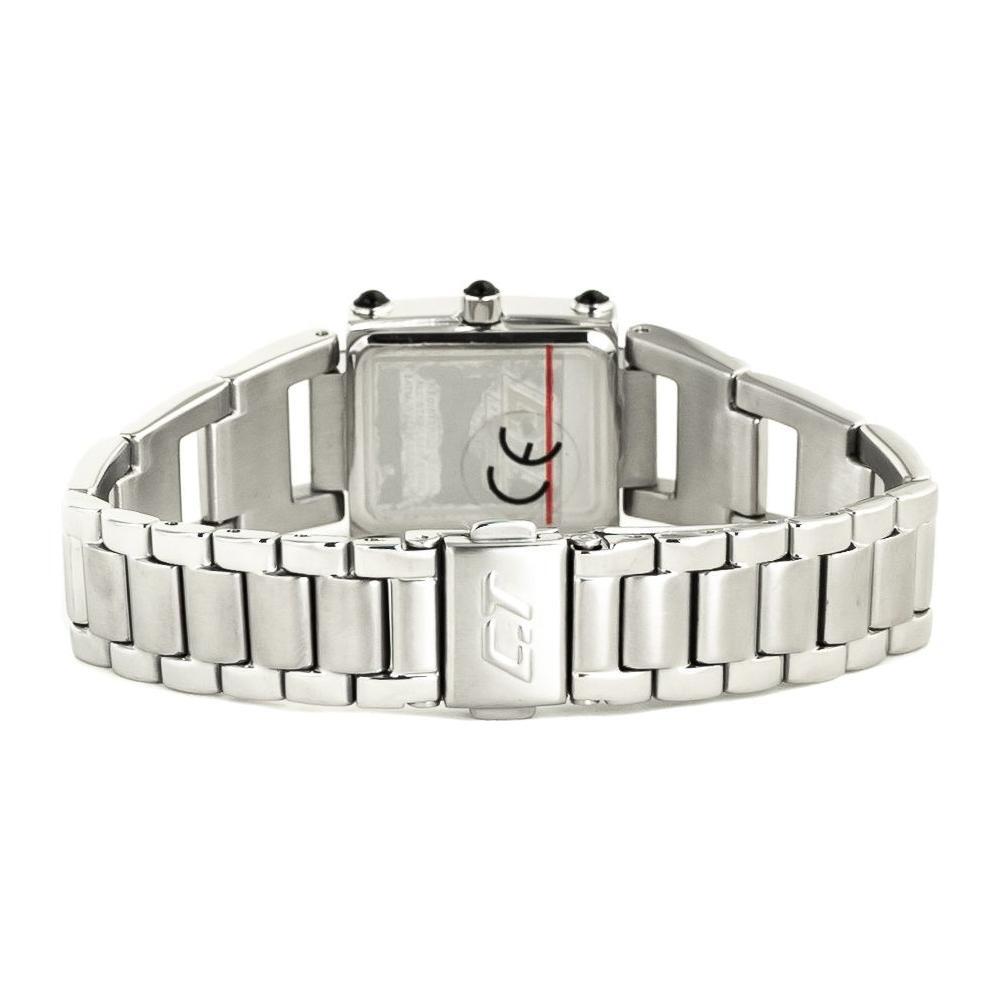 Chronotech Silver Stainless Steel Dress Watch