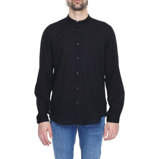 Antony Morato Black Cotton Shirt