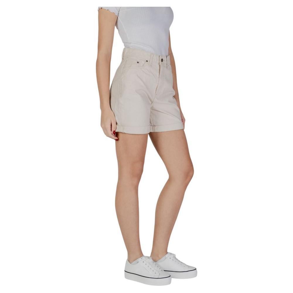 B.Young Beige Cotton Short