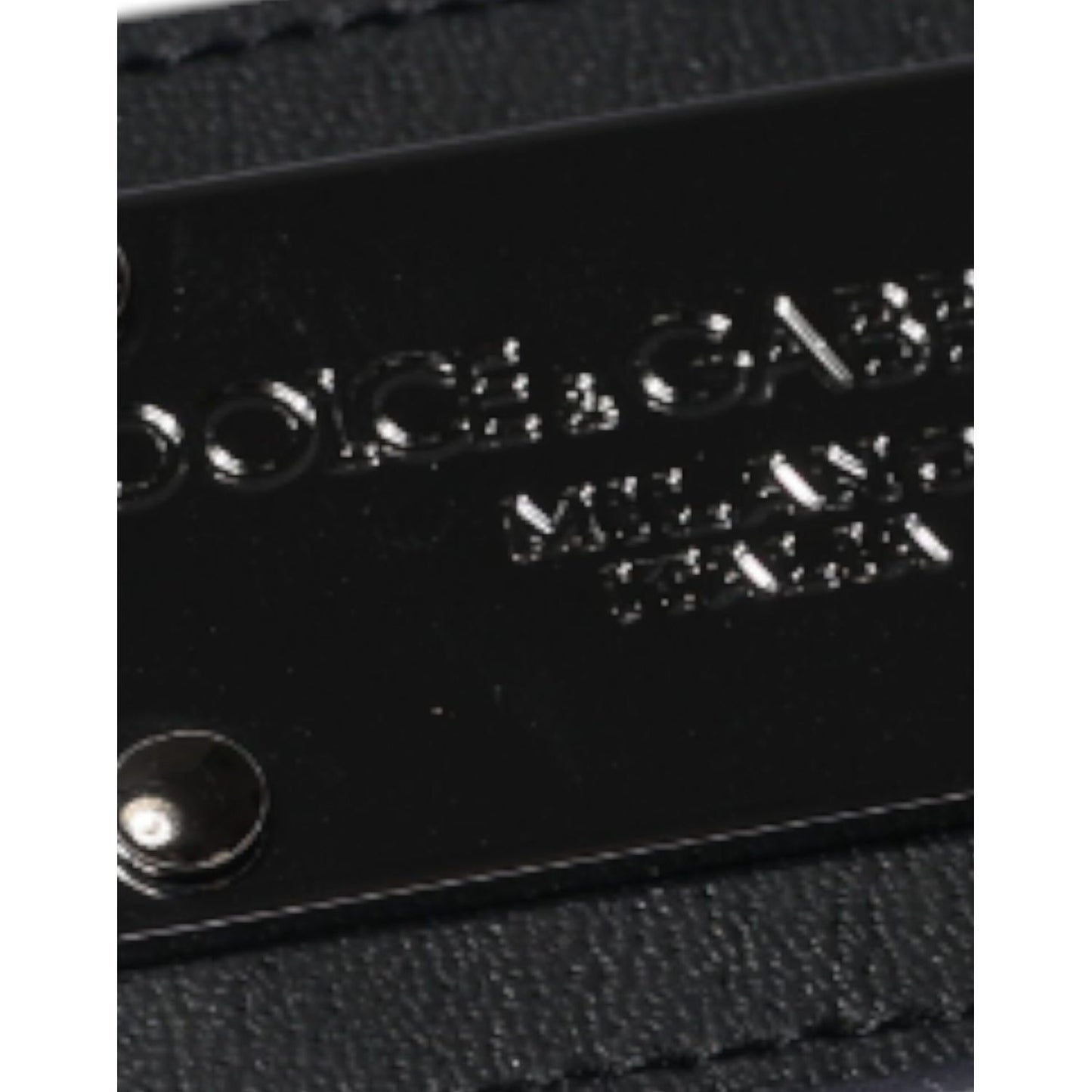 Dolce & Gabbana White Cotton Logo Plaque Collared Polo T-shirt