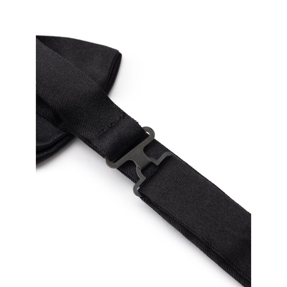Dolce & Gabbana Black Silk Bowtie