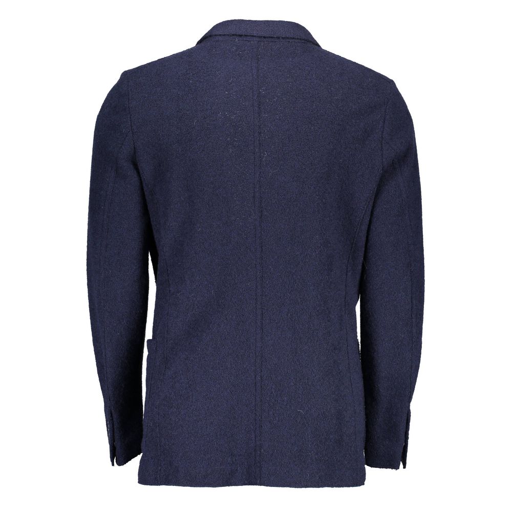 Gant Blue Wool Jackets & Coat