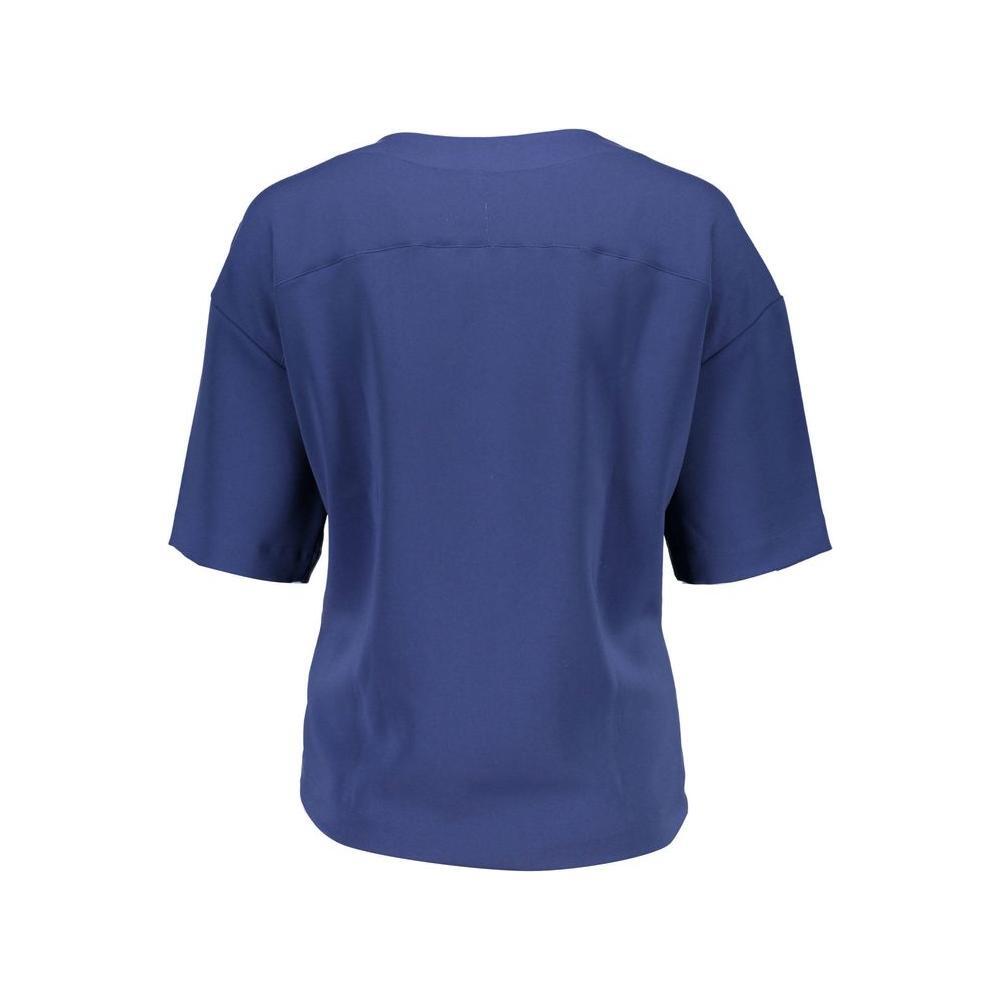 Gant Blue Cotton Women T-Shirt
