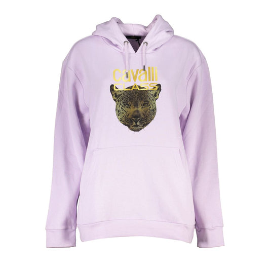 Cavalli Class Purple Cotton Women Sweater