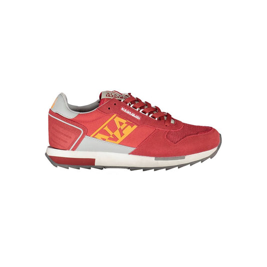 Napapijri Red Leather Men Sneaker