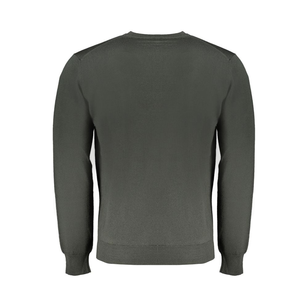 Harmont & Blaine Green Wool Sweatshirt Harmont & Blaine