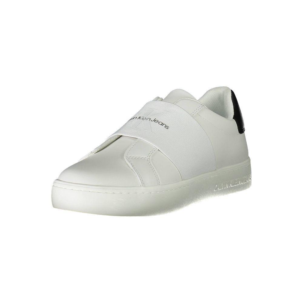 Calvin Klein White Polyester Sneaker