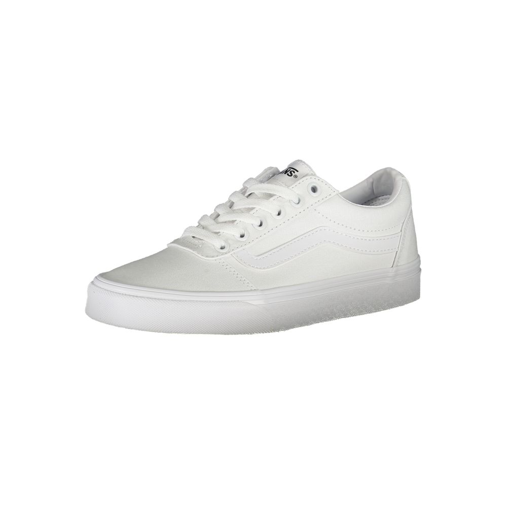 Vans White Polyester Athletic Sneakers Vans