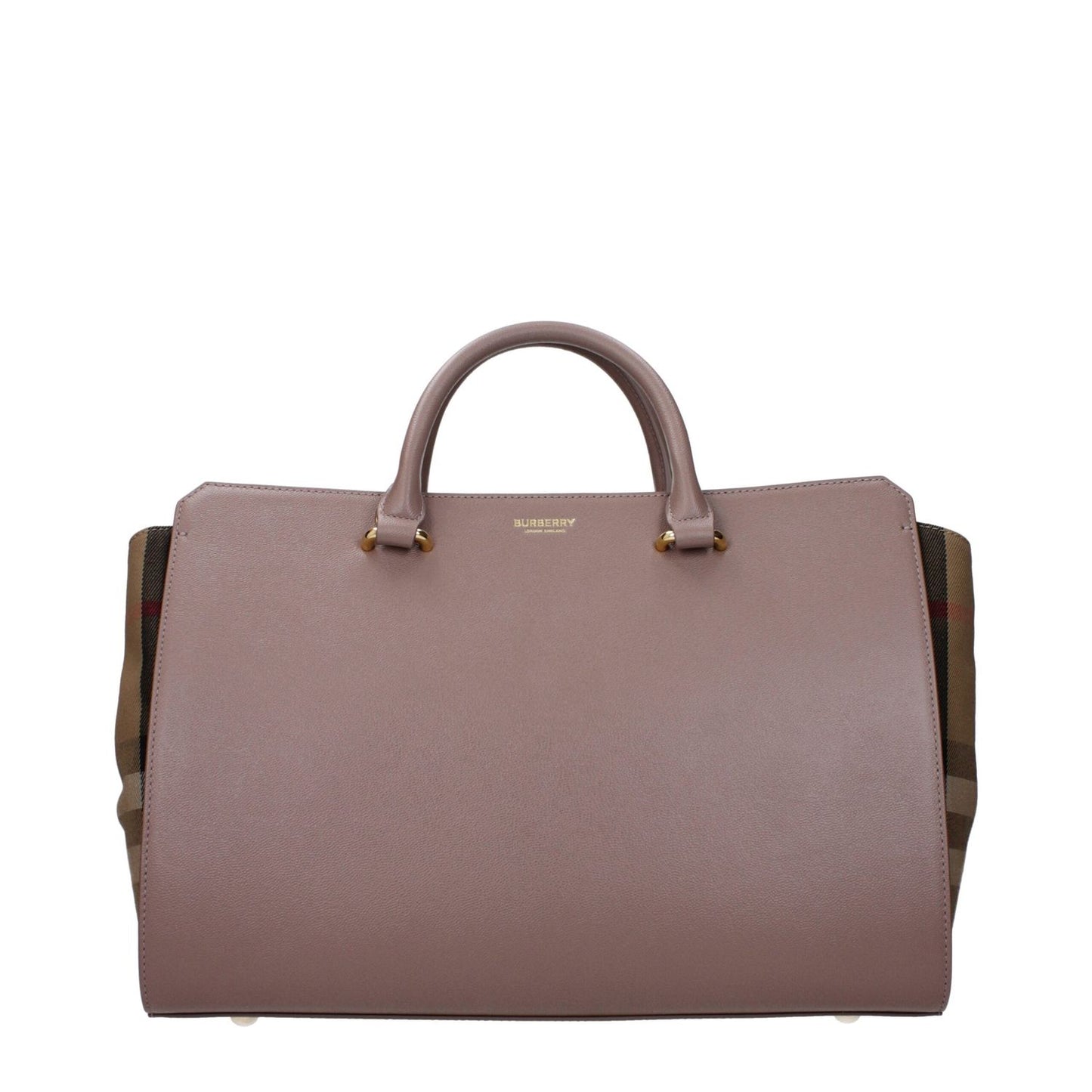 Burberry Gray Leather Handbag with front logo, adjustable and removable shoulder strap, MPN 80844MEDIA78, code F83130.