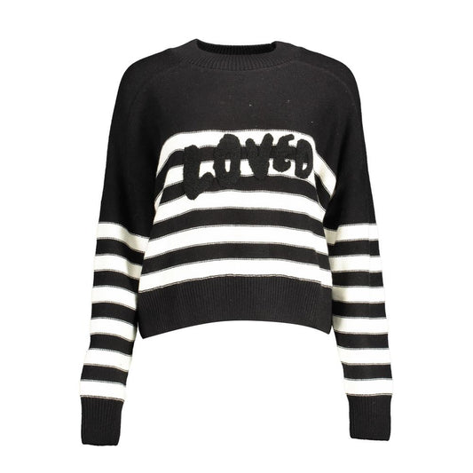Desigual Black Cotton Sweater