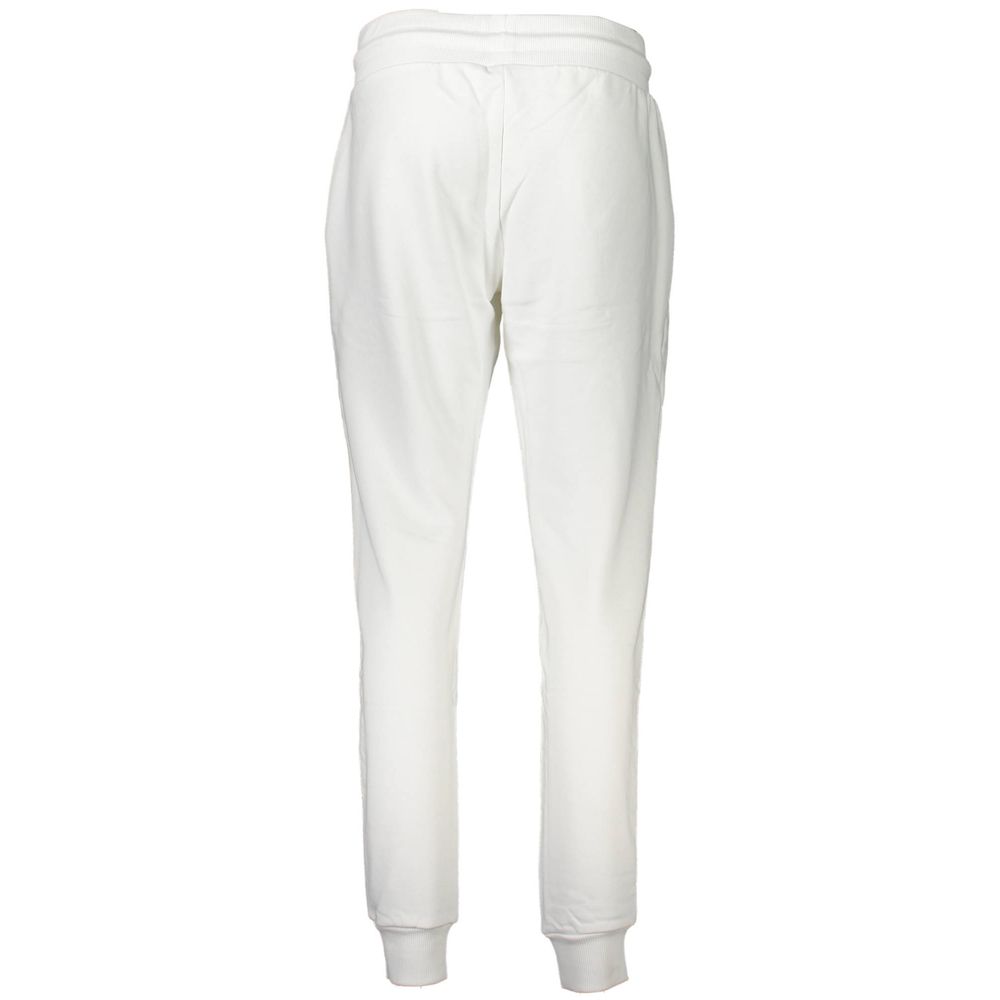 Cavalli Class White Cotton Pant
