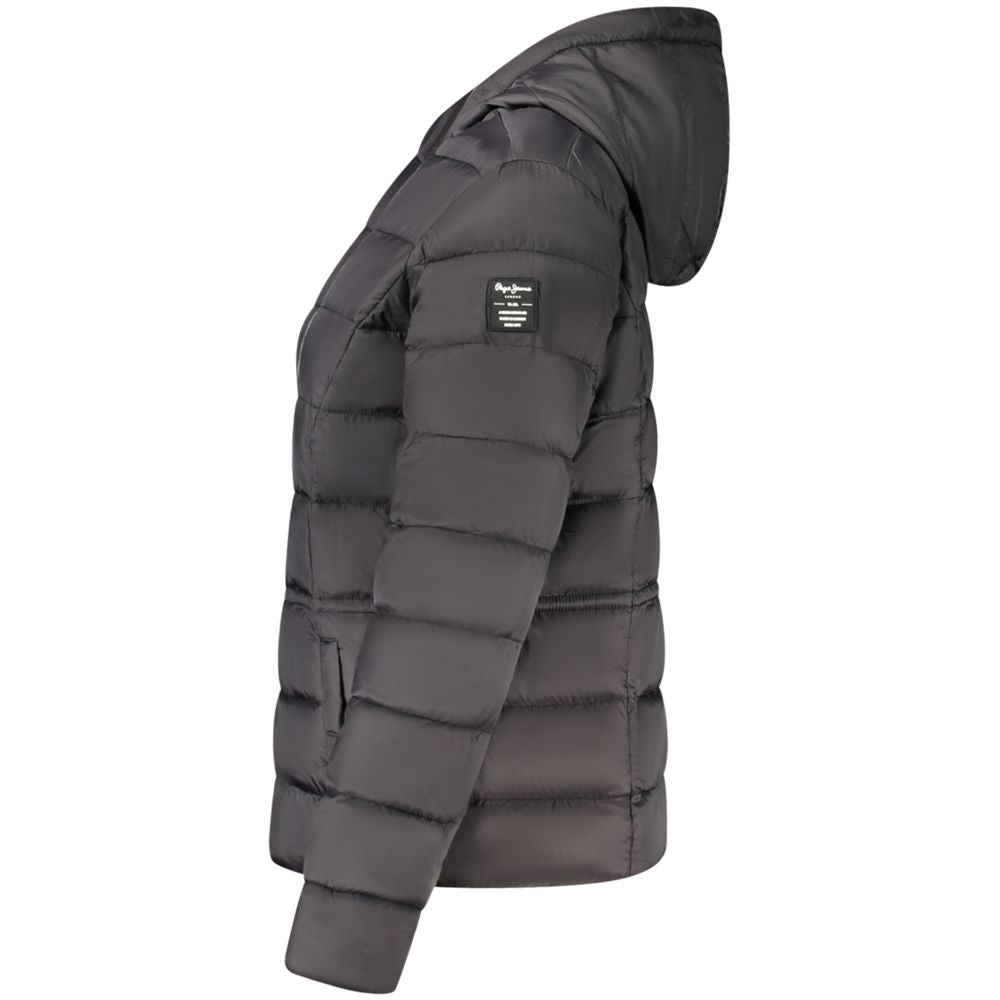 Pepe Jeans Black Polyamide Jackets & Coat