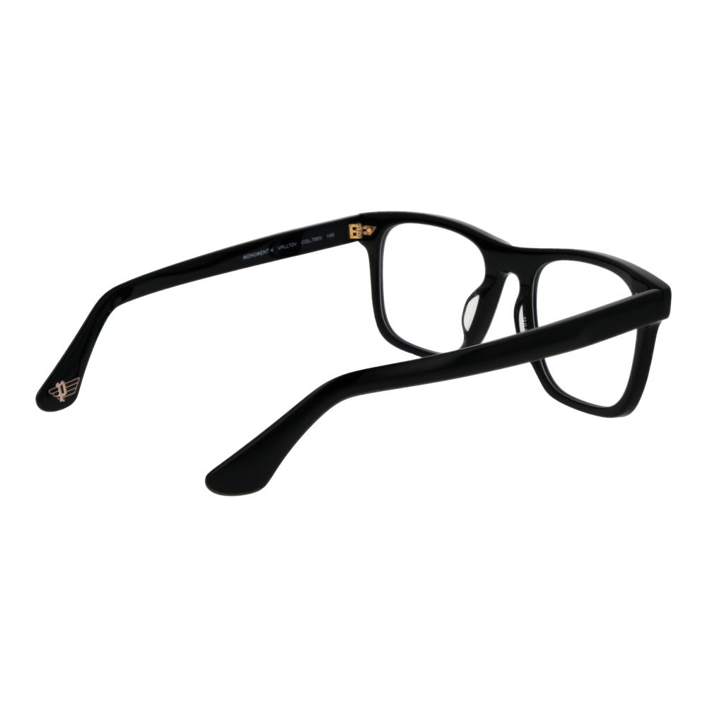 Police Black Cellulose Acetate Glasses (Frames)