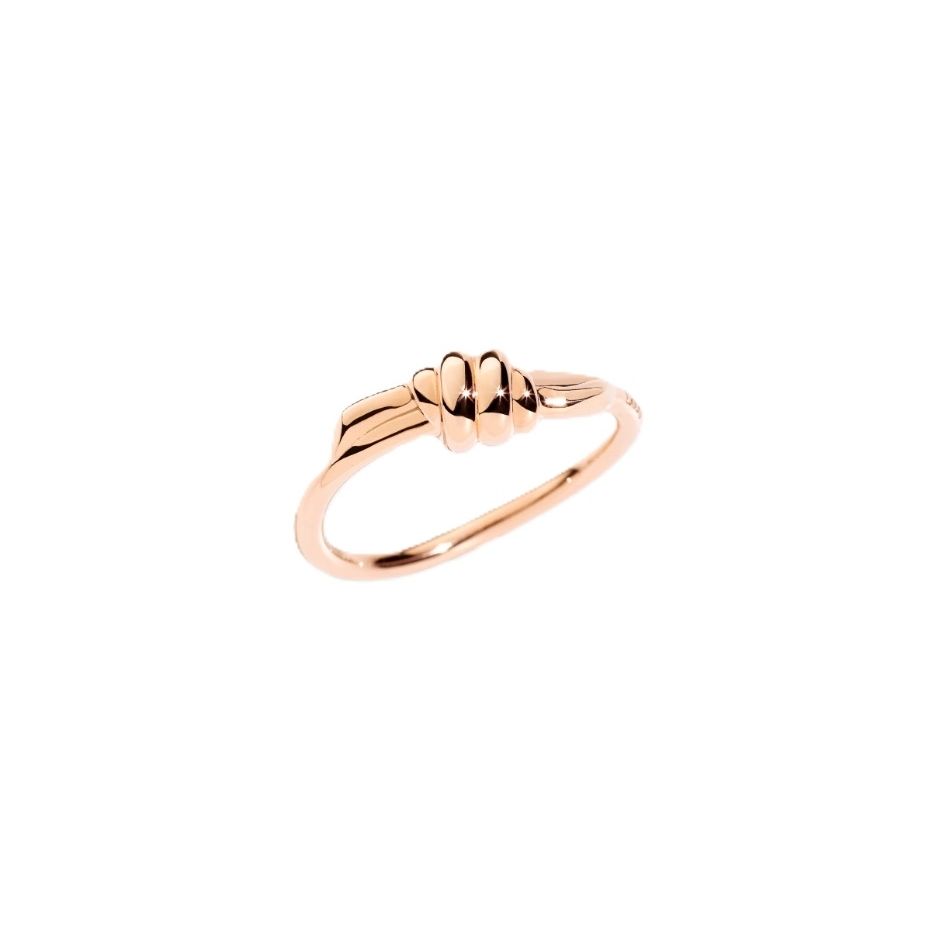 ANELLI DODO MOD. DAB9004KNOTO0009R56 elegant gold ring featuring a unique knotted design, perfect for fashion-forward jewelry lovers.