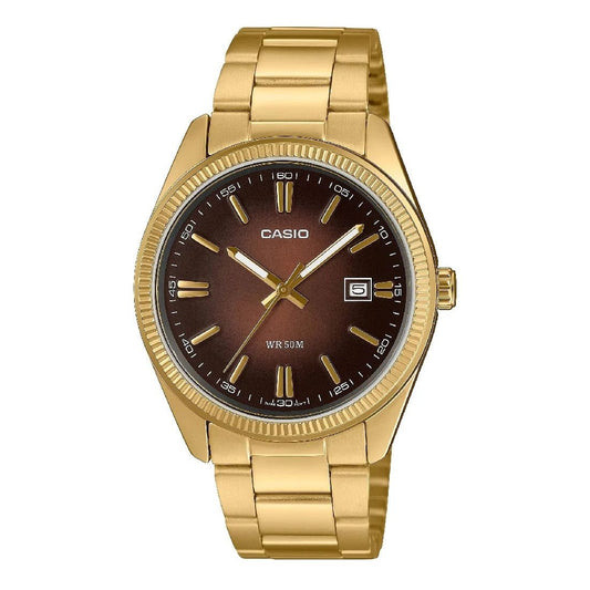 CASIO COLLECTION Mod. DATE. GOLD - BRONZE WATCHES