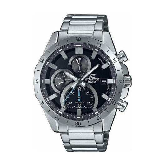 CASIO EDIFICE Mod. 3D INDEXES CHRONOGRAPH - BLACK WATCHES