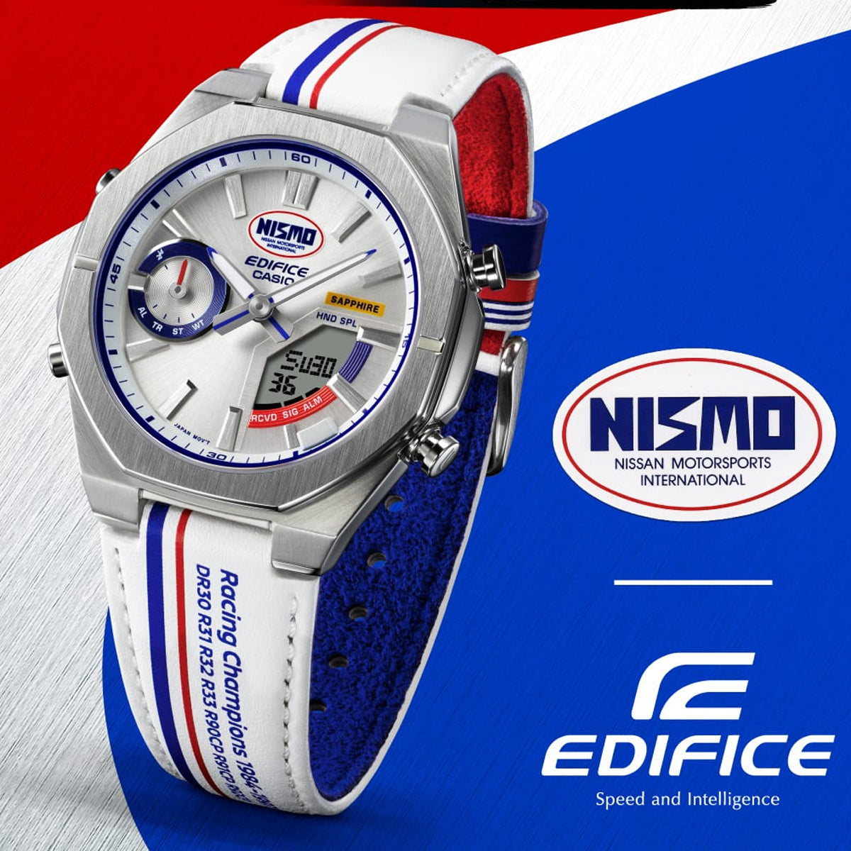 CASIO EDIFICE Smartphone Link Mod. NISMO HERITAGE - Nissan's motorsport 40th Anniversary Ltd. Edt.