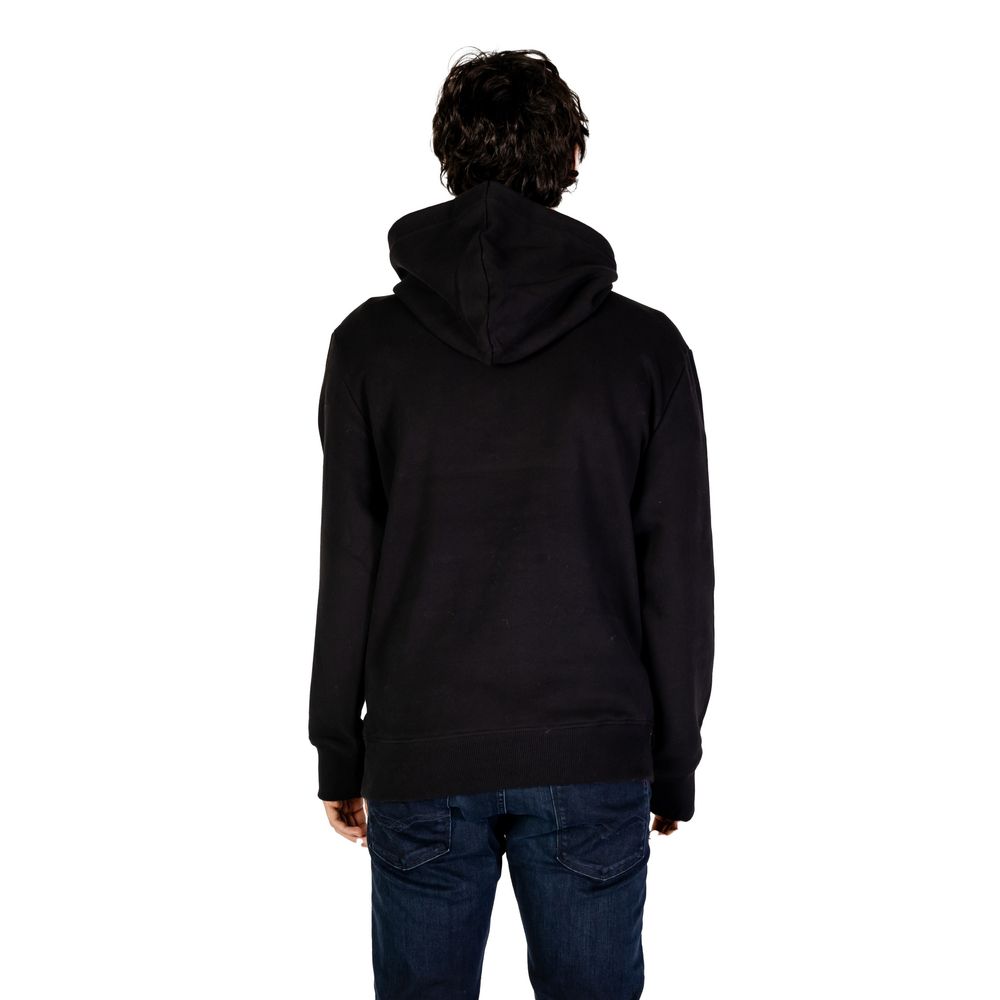 Calvin Klein Jeans Black Cotton Hoodie