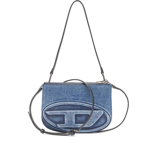 Diesel 1DR Twin denim shoulder bag Shoulder