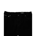 Dolce & Gabbana Black Cotton Slim Fit Denim Trouser Jeans featuring five-pocket design and button closure for versatile style.