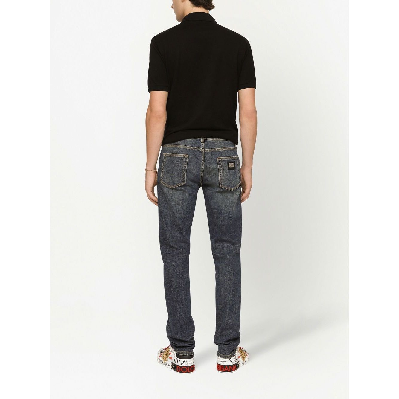 Dolce & Gabbana Logo cotton polo shirt Topwear