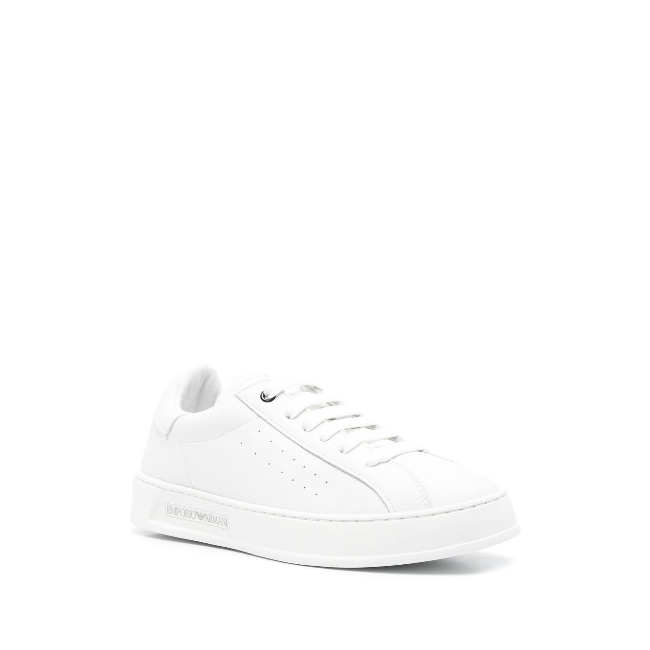 EMPORIO ARMANI EXCLUSIVE Emporio Armani Leather sneakers with logo Sneakers