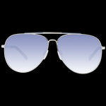 GUESS MOD. GU00059 6232W aviator sunglasses for gent with blue gradient lenses and silver frame