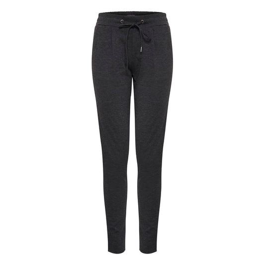 ICHI Gray Polyester Pant