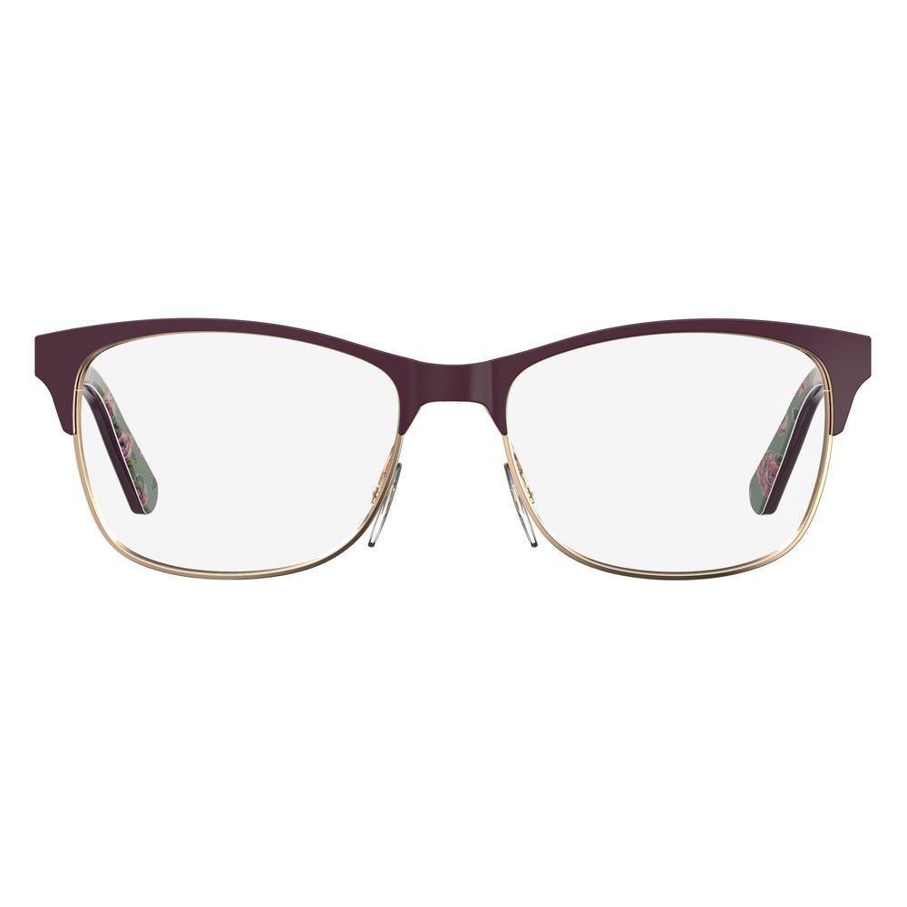 Love Moschino Purple Metal Frames, stylish plum glasses for women MOL526-0T7, metal material, size 53/16/145mm.