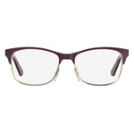 Love Moschino Purple Metal Frames, stylish plum glasses for women MOL526-0T7, metal material, size 53/16/145mm.