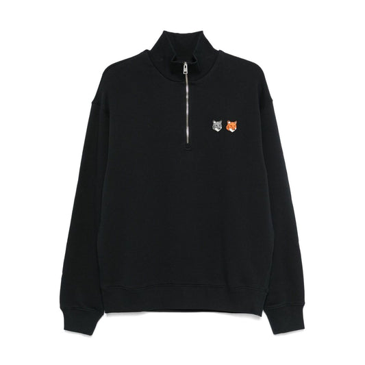 Maison Kitsuné MAISON KITSUNE' Sweaters Grey Topwear