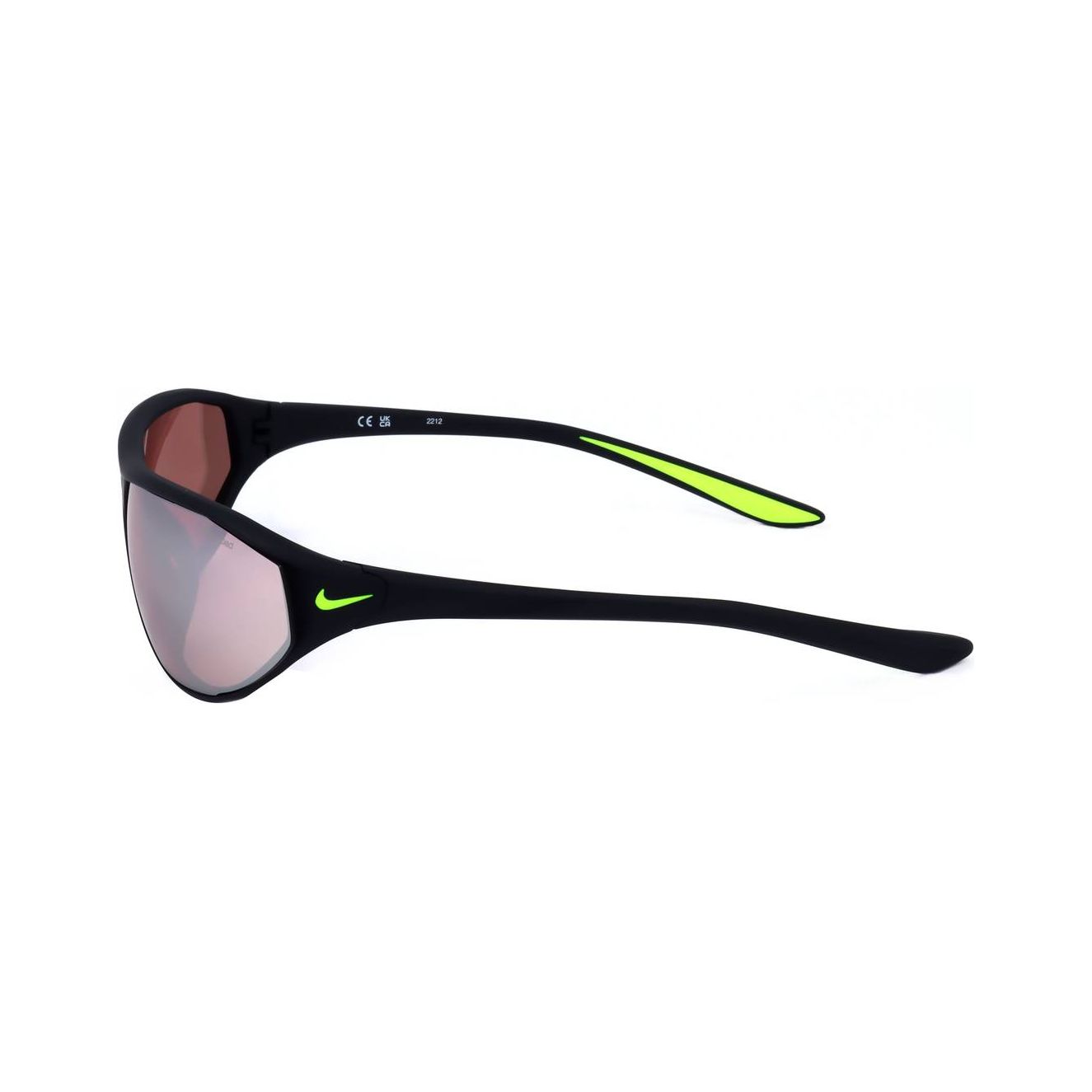 NIKE SUNGLASSES Mod. AERO SWIFT MATTE BLACK ROAD CHROME SUNGLASSES & EYEWEAR