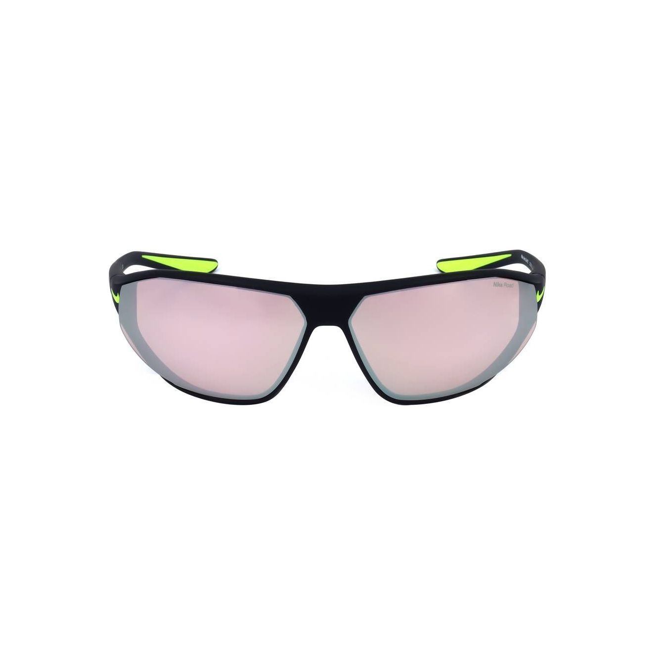 NIKE SUNGLASSES Mod. AERO SWIFT MATTE BLACK ROAD CHROME SUNGLASSES & EYEWEAR