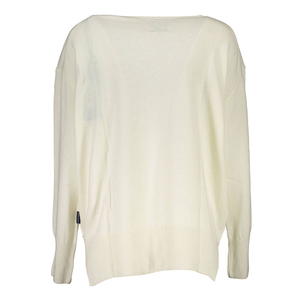 North Sails White Wool Sweater