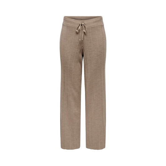 Only Beige Marabou Pant