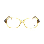 A pair of Tod's Green Acetate Frames in clear yellowish hue, model TO501709553, with dimensions 53/16/135 mm.