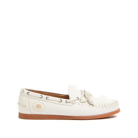 Valentino Garavani Palm Avenue Buffalo Boat Shoe Moccasins