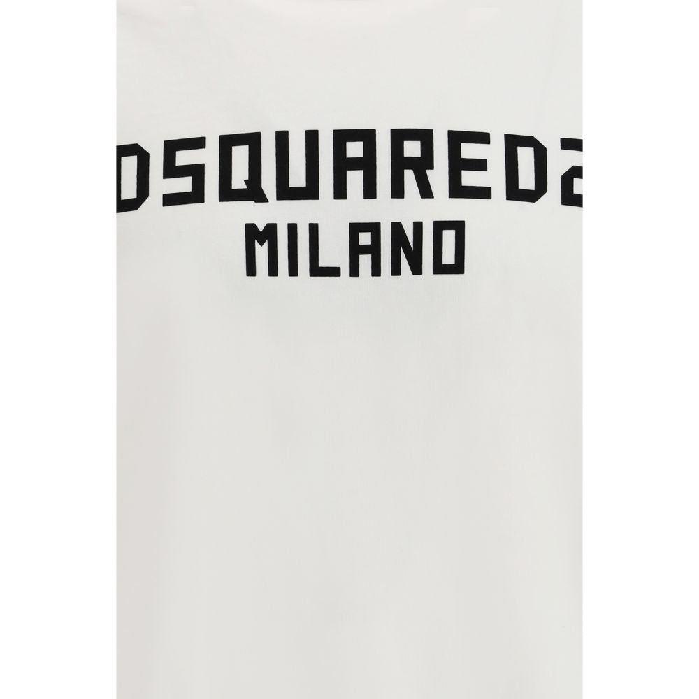 Dsquared² White Cotton T-Shirt 1728,72470364320,Clothing,Dsquared²,L,M,Men,New with tags,S,T-Shirts - Clothing,T-Shirts - T-Shirts - Clothing,White,XL