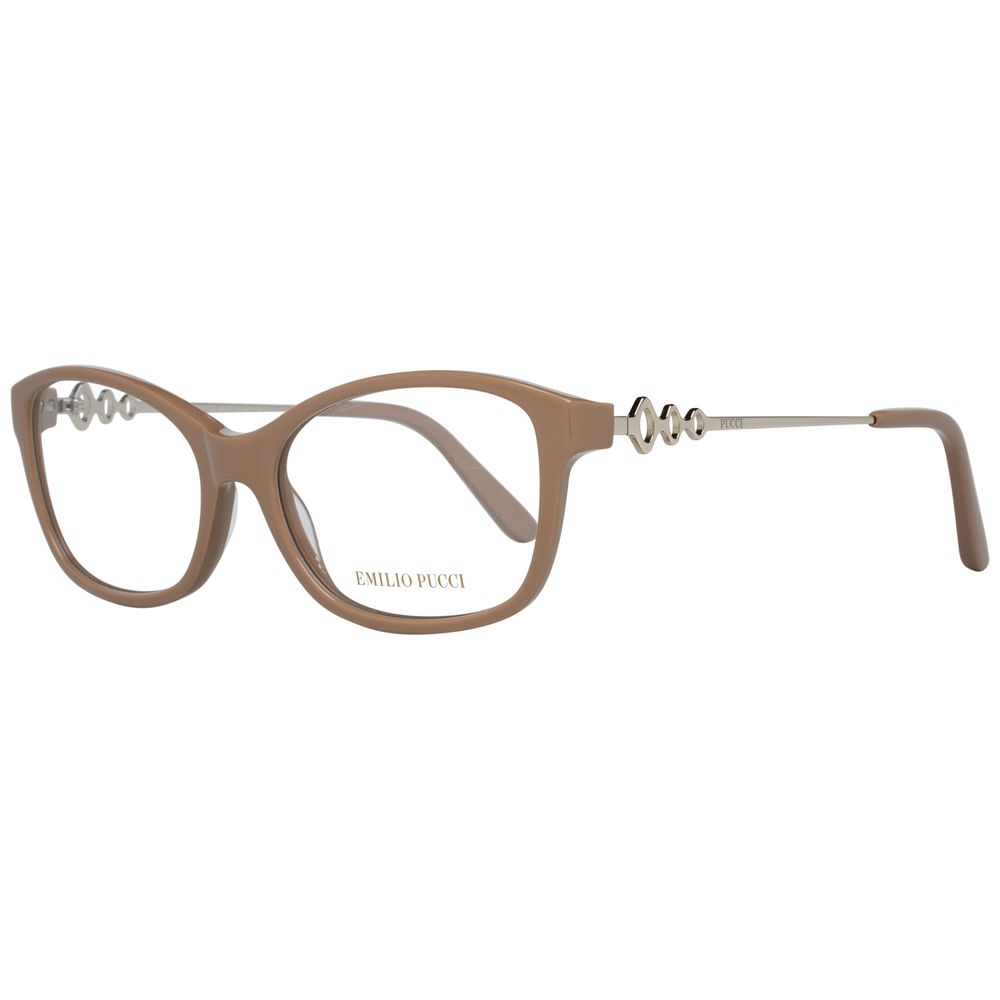 Emilio Pucci Brown Metal Glasses (Frames)