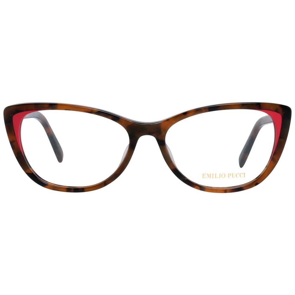 Emilio Pucci Brown Plastic Glasses (Frames)