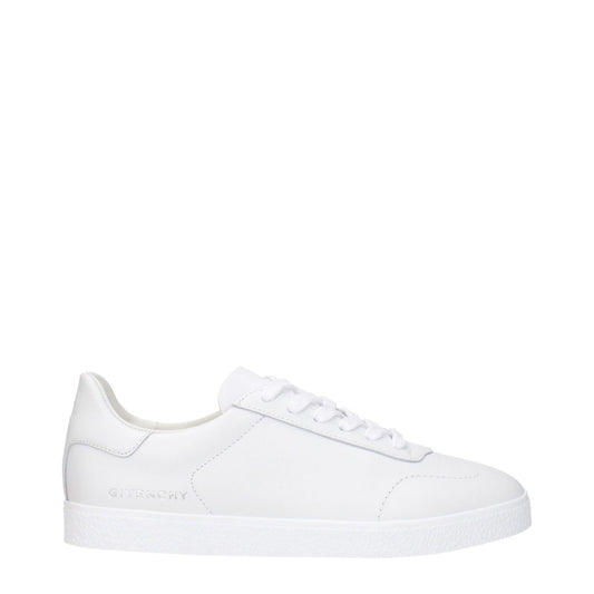 Givenchy White Leather Low Top Sneakers